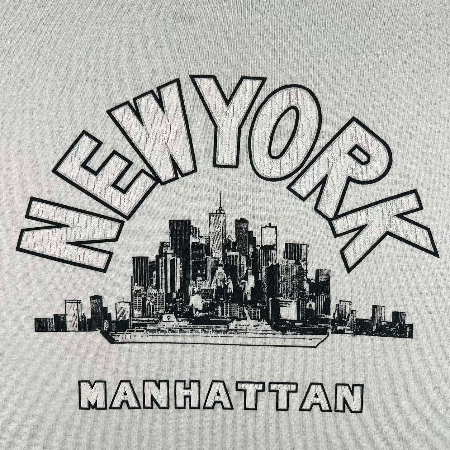 80s Manhattan New York Tee- L