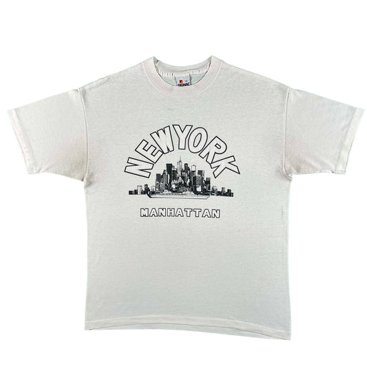 80s Manhattan New York Tee- L