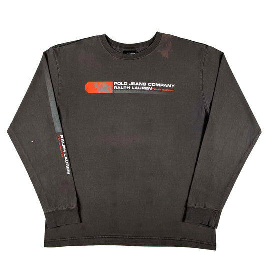 00s Polo Jeans Co Ralph Lauren Team Racing Long Sleeve- L
