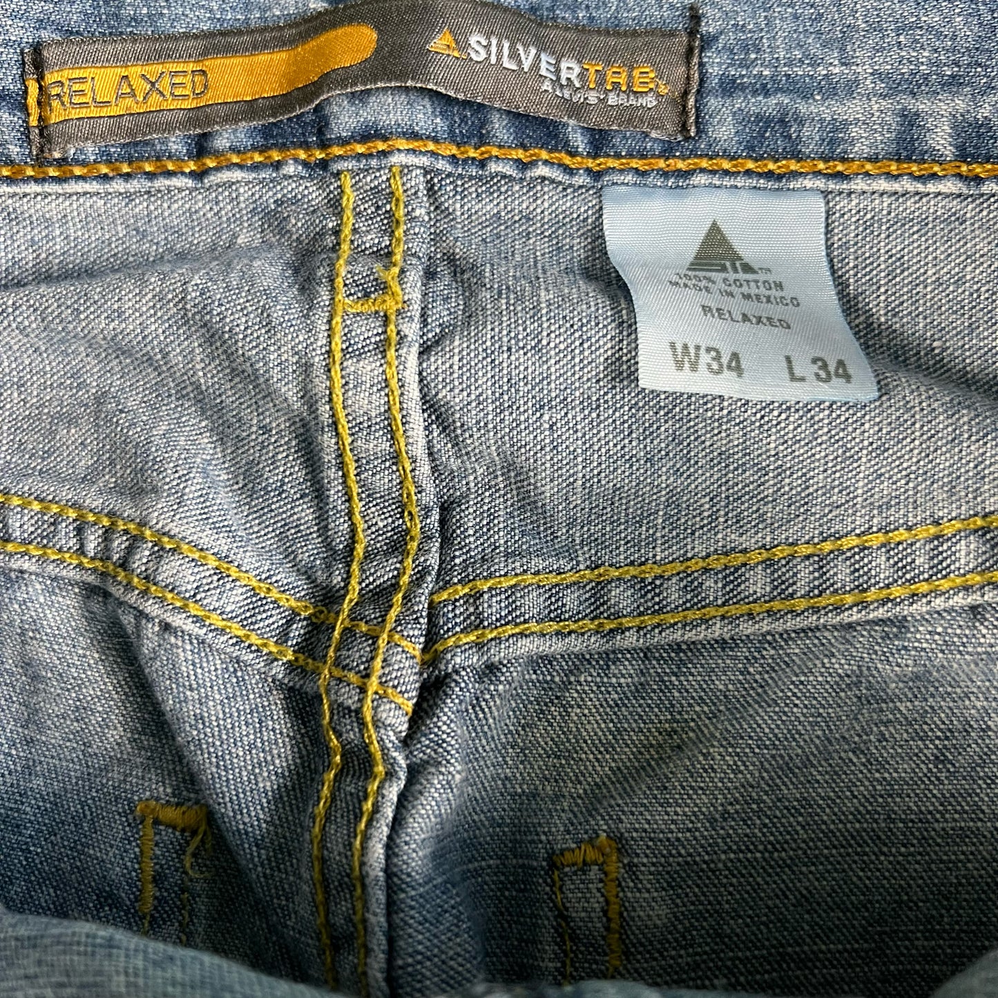 00s Levi's Relaxed Silvertab Denim- 35x33