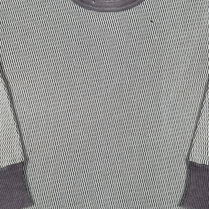 70s Hanes Overdyed Waffle Knit Thermal- M