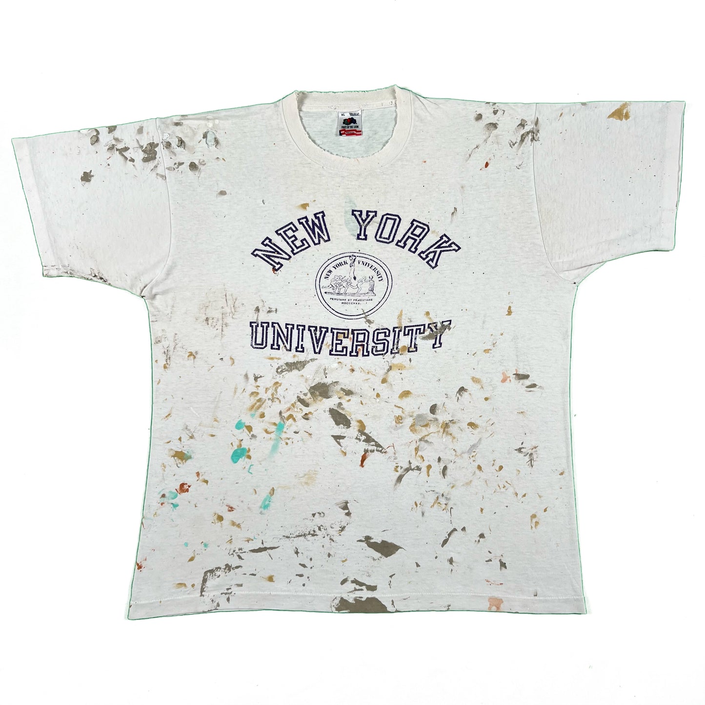 90s New York University Painters Tee- XL