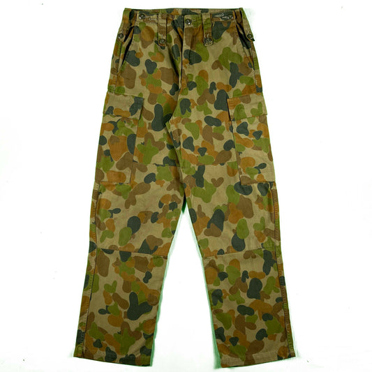 80s German Army Camo Cargo Pants- 29x31