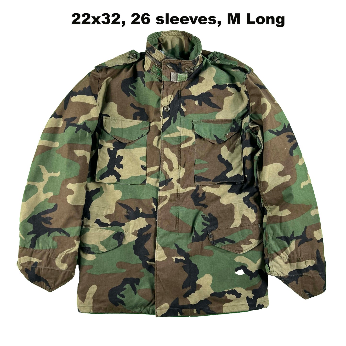 80s Woodland Camo M65 Army Field Jackets- SELECT JACKET