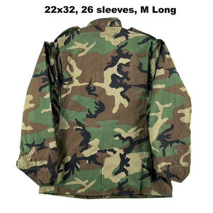 80s Woodland Camo M65 Army Field Jackets- SELECT JACKET