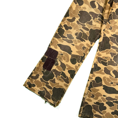 70s Patched Camo Cotton Hunting Pants- 28x30