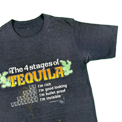 80s Sun Faded Tequila Shots Tee- M