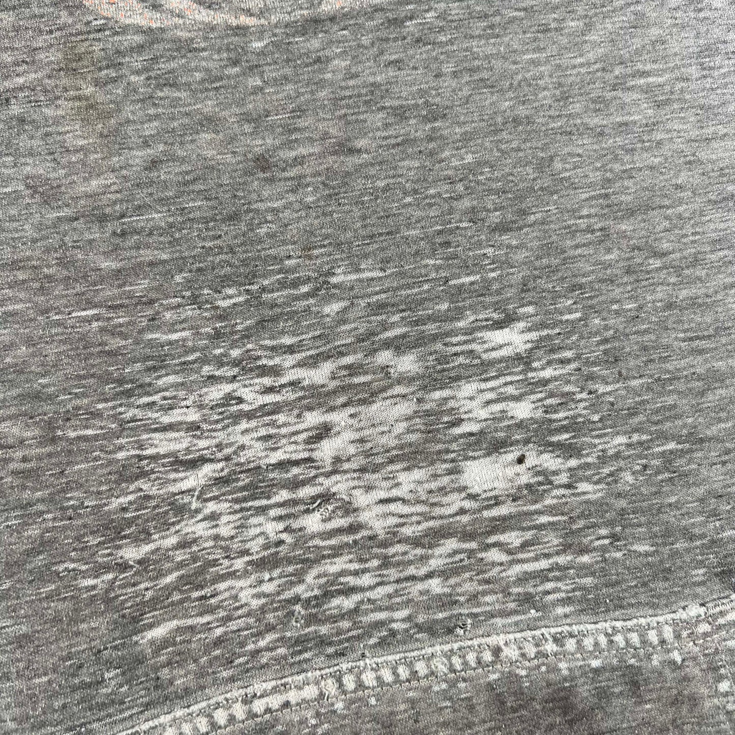 00s Thrashed Grey Bulldogs Hoodie- L