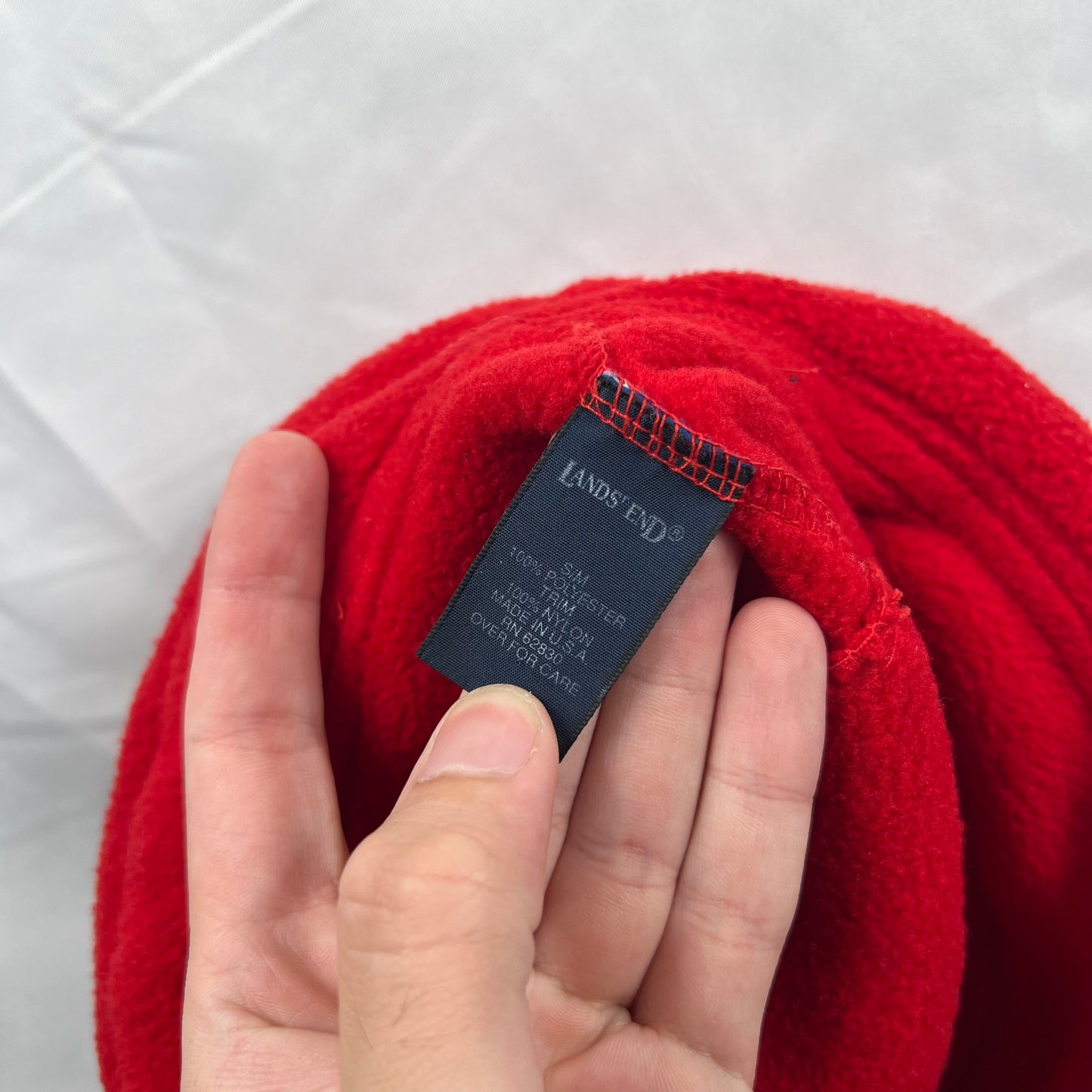 90s/00s Lands' End Fleece Bucket Hat- S/M
