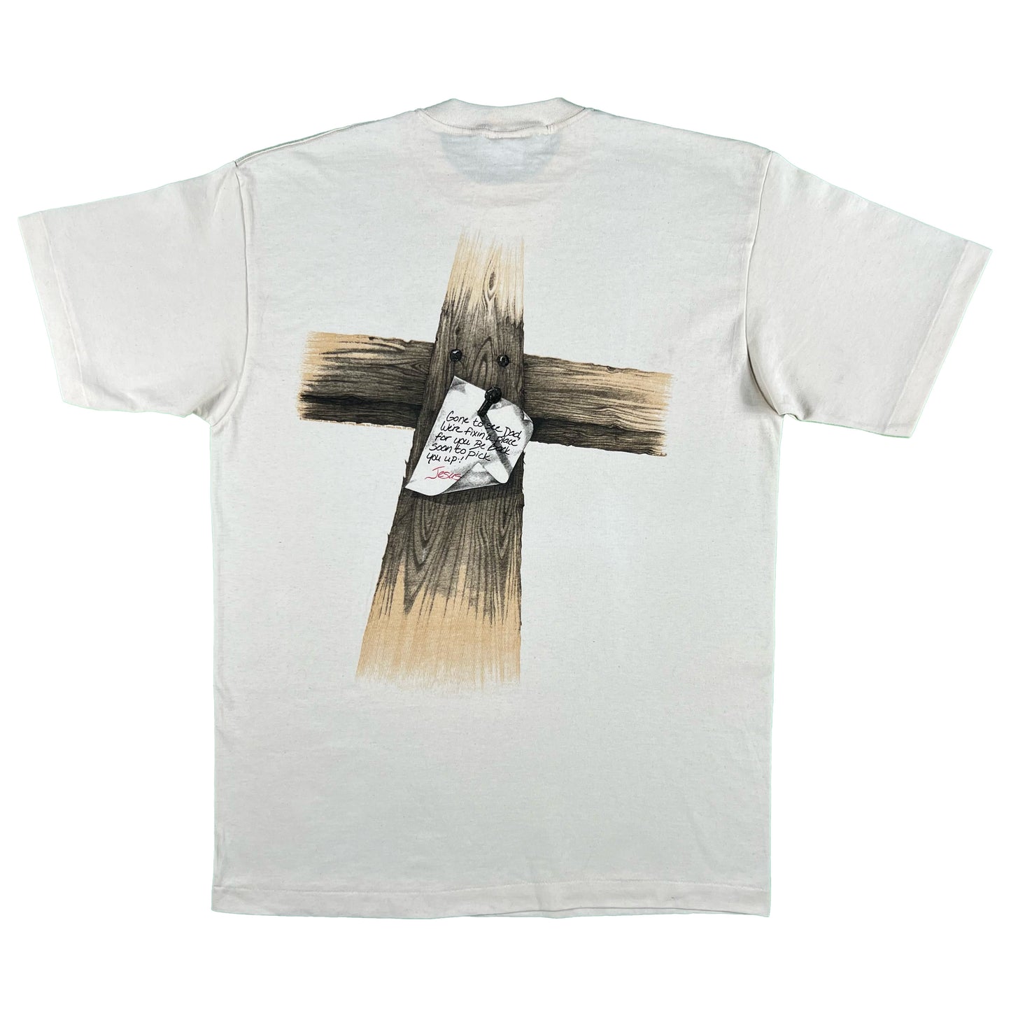90s DS 'Gone to See Dad' Jesus Tee- XL