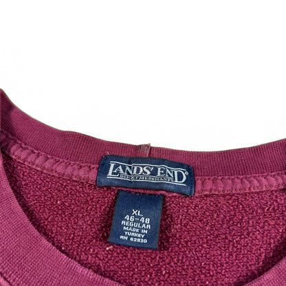 00s Lands' End Wine Red Sweatshirts & Sweatpants- SELECT SWEAT