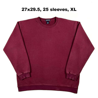 00s Lands' End Wine Red Sweatshirts & Sweatpants- SELECT SWEAT