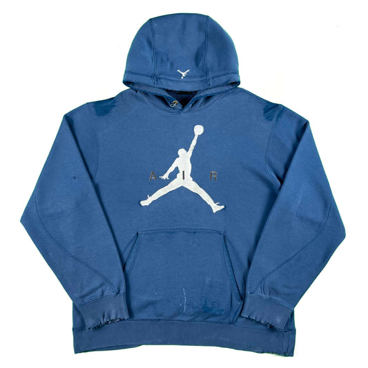 Well Worn, Faded, & Repaired Air Jordan Hoodie- L