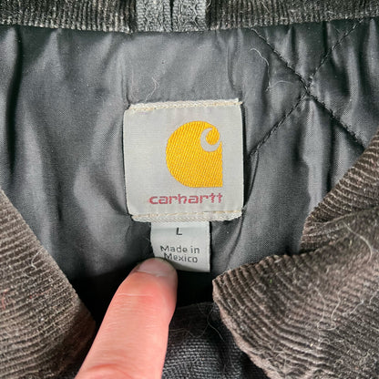 00s Carhartt Black Canvas Arctic Work Jacket- L