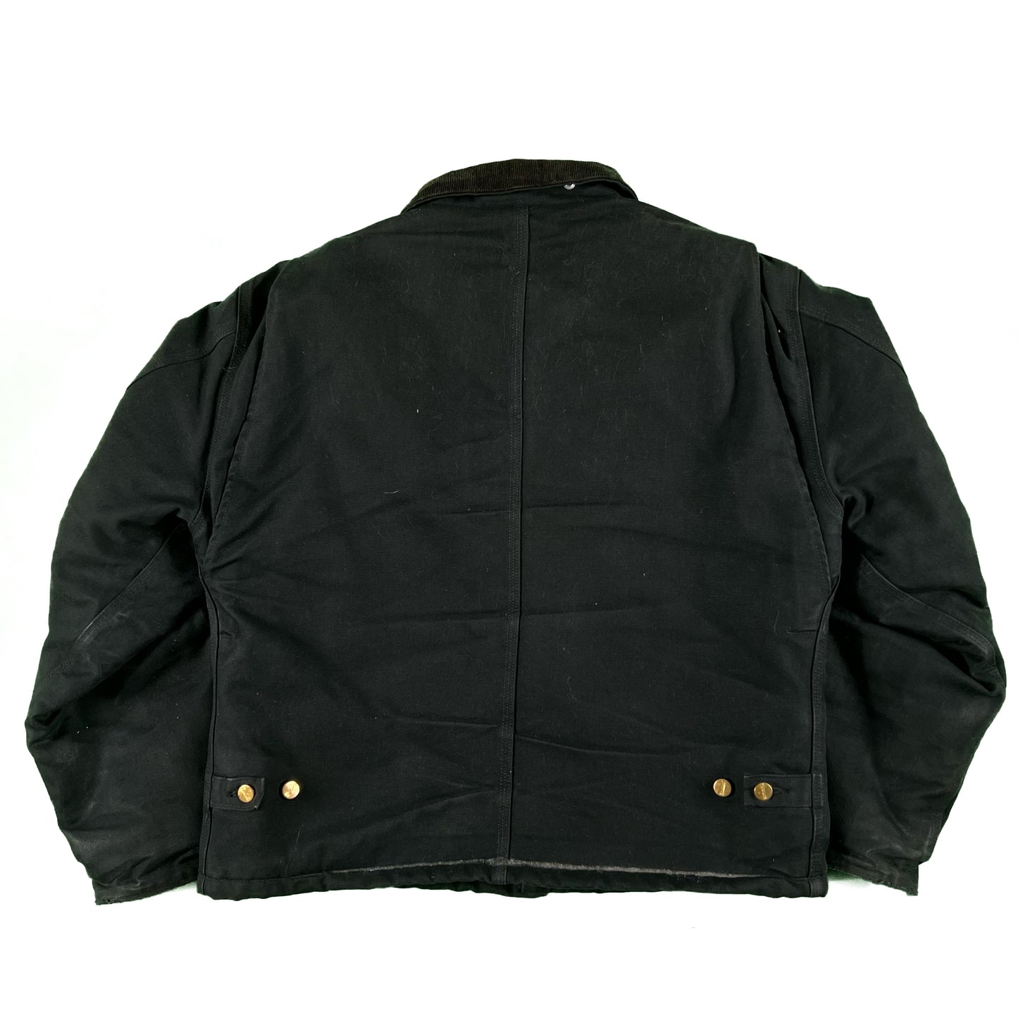 00s Carhartt Black Canvas Arctic Work Jacket- L