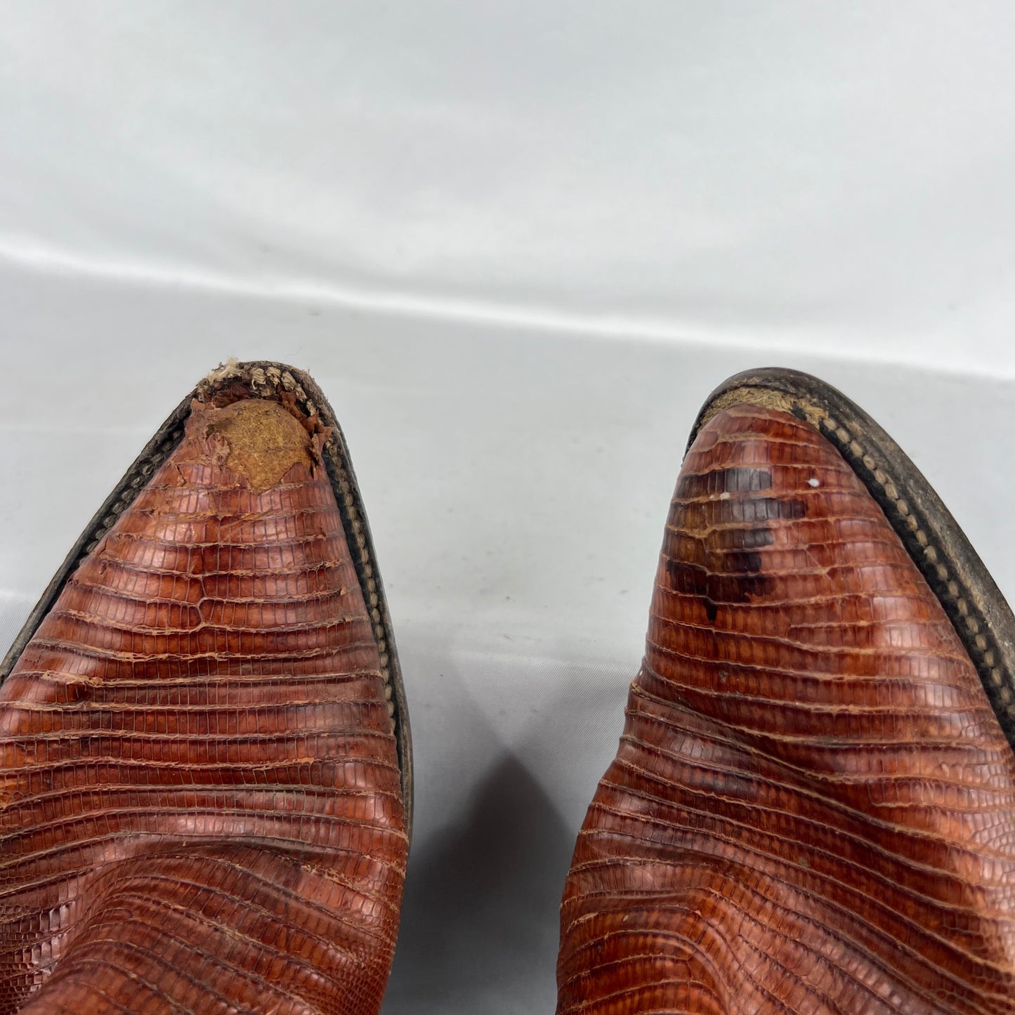 90s Two Tone Leather Cowboy Boots- M's 9.5, W's 11