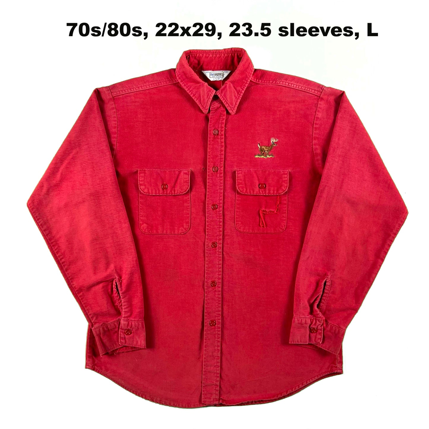 Vintage 100% Cotton Chamois Shirts- SELECT SHIRT