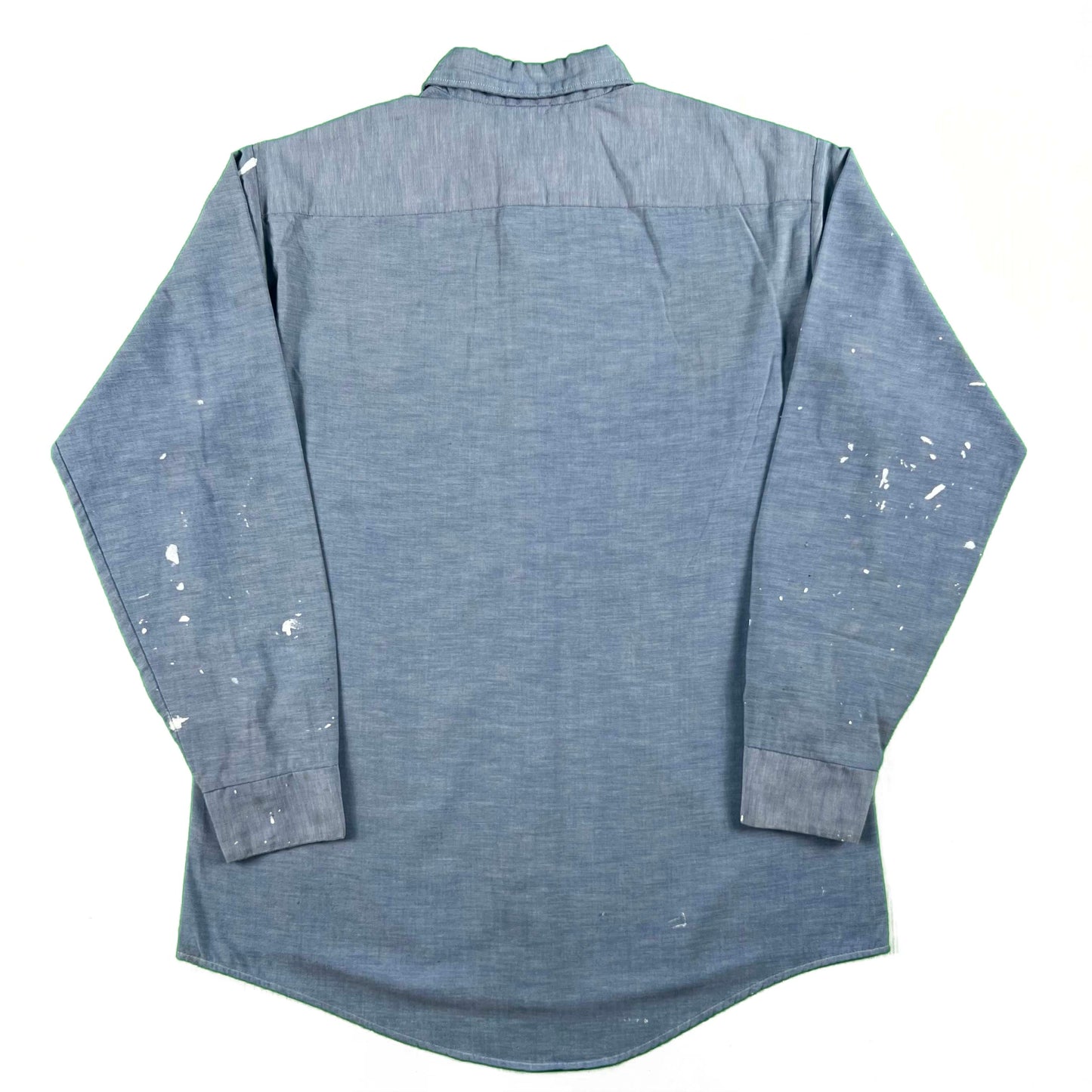 70s Painter's Chambray Shirt- L