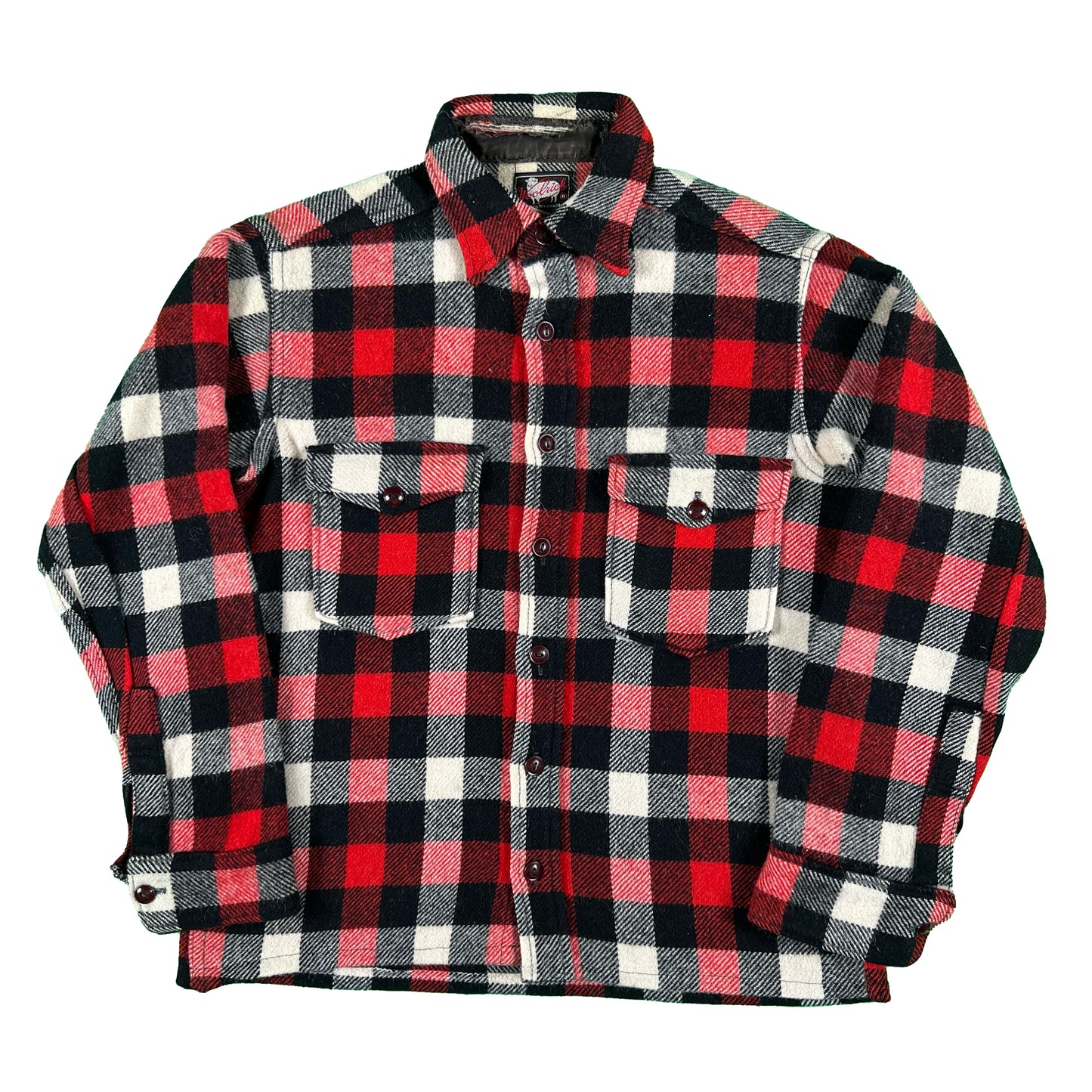 50s Cropped Woolrich Flannel- M