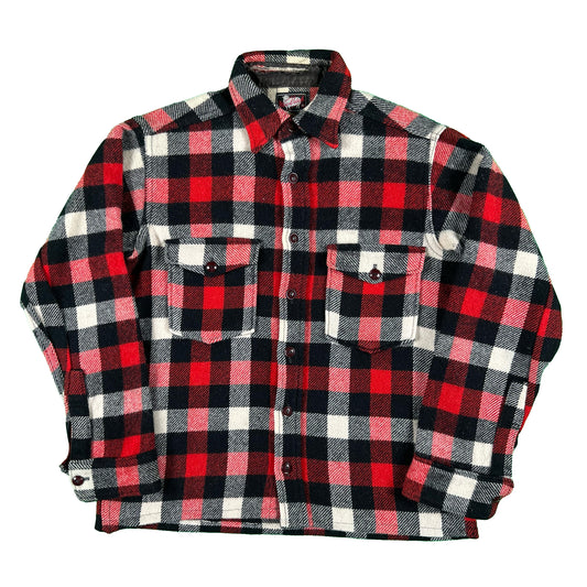 50s Cropped Woolrich Flannel- M