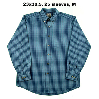 Vintage L.L. Bean 100% Cotton Button Up Shirts- SELECT SHIRT