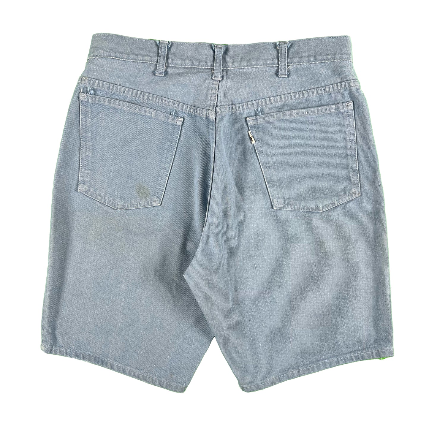 70s Levi's Ice Blue Denim Shorts- 32x9