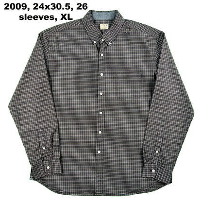 J.Crew 100% Cotton Plaid Button Up Shirts- SELECT SHIRT
