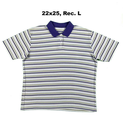 90s Striped Polo Shirts- SELECT POLO