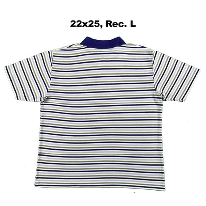 90s Striped Polo Shirts- SELECT POLO