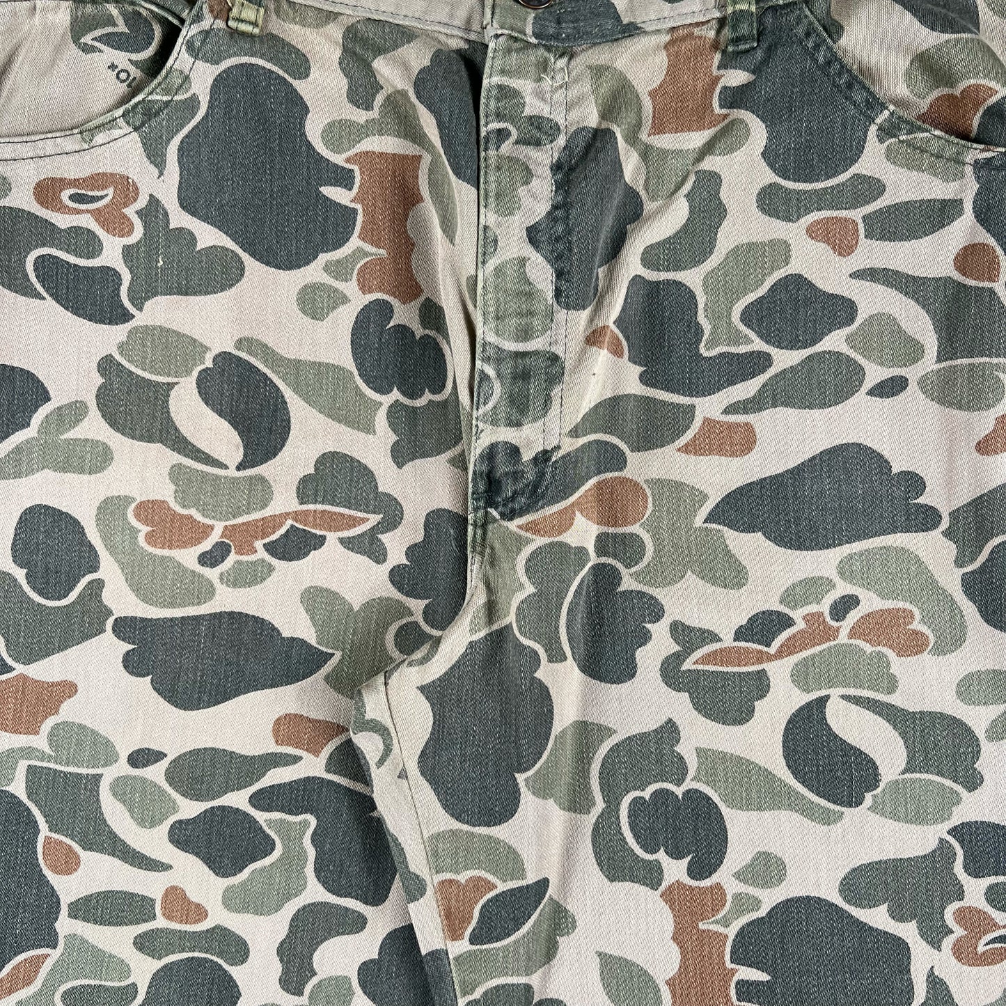 70s 10X Duck Camo Pants- 33x28