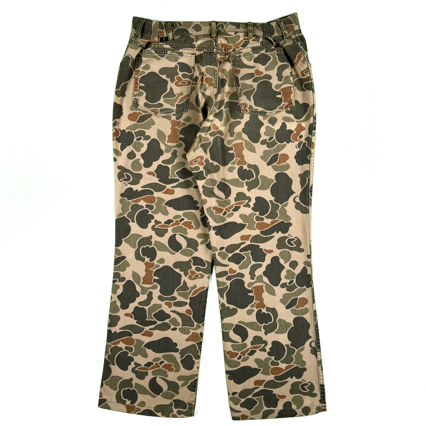 70s 10X Duck Camo Pants- 33x28