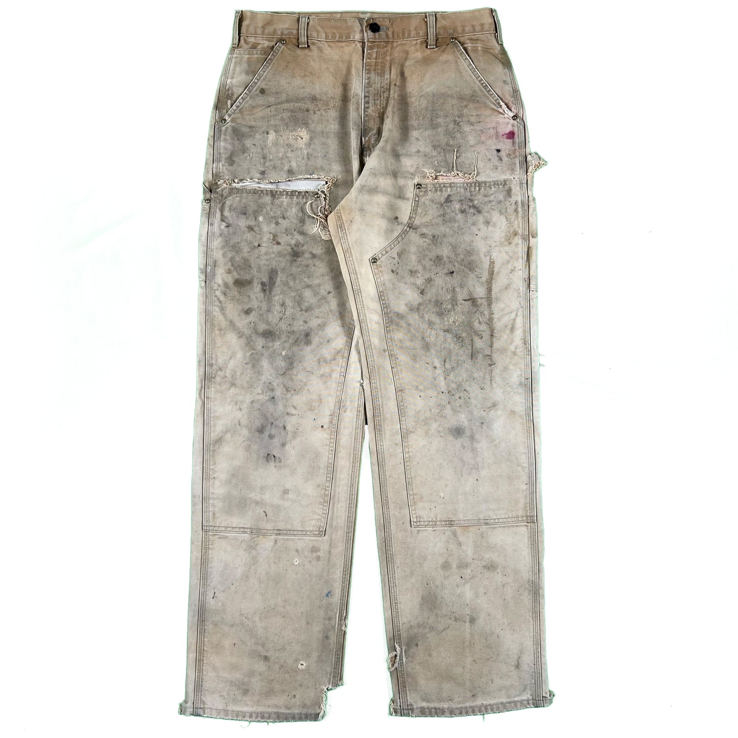 00s Thrashed Carhartt Double Knee Carpenter Pants- 33x33.5