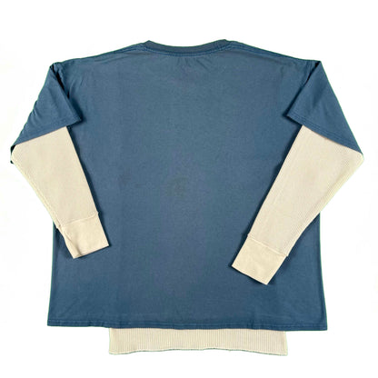 'nosey little fucker aren't you' Tee & 90s Waffle Knit Thermal- XL