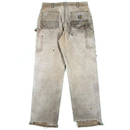 00s Thrashed Carhartt Double Knee Carpenter Pants- 33x33.5