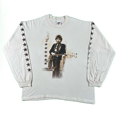 90s Bob Dylan Long Sleeve Tee- L