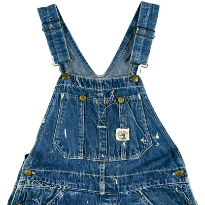50s Duck Head Painter's Denim Carpenter Overalls- S
