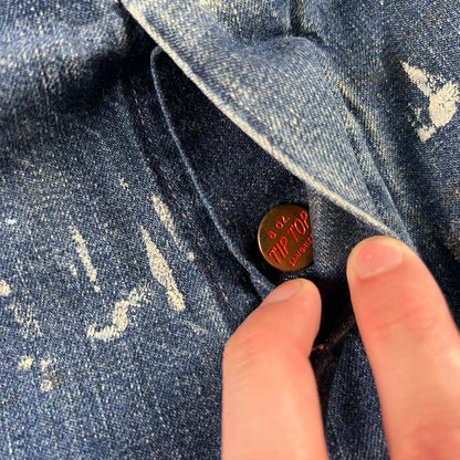 50s Duck Head Painter's Denim Carpenter Overalls- S