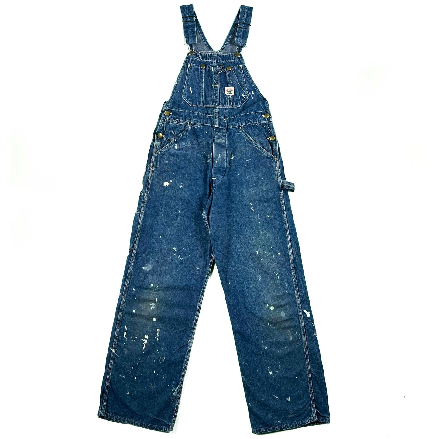 50s Duck Head Painter's Denim Carpenter Overalls- S