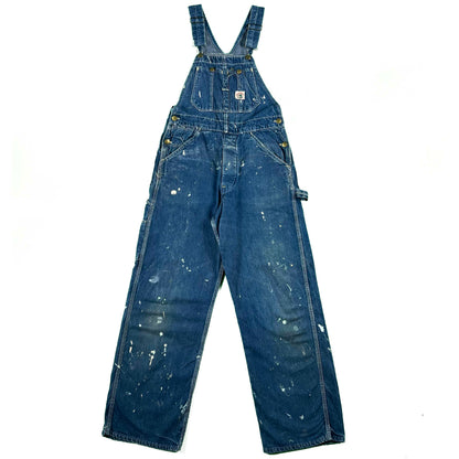50s Duck Head Painter's Denim Carpenter Overalls- S