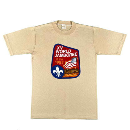 80s Alberta Boy Scouts World Jamboree Tee- M
