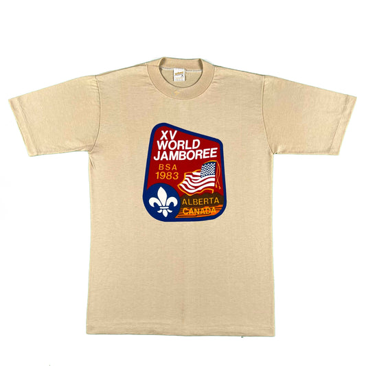 80s Alberta Boy Scouts World Jamboree Tee- M