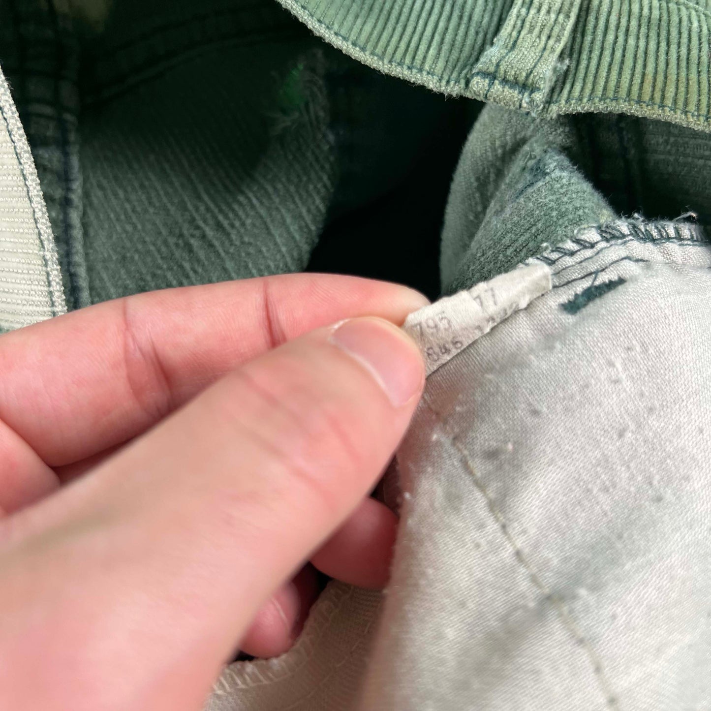 70s Sun Faded & Safety Pinned Levi's Corduroy Shorts- 33x5