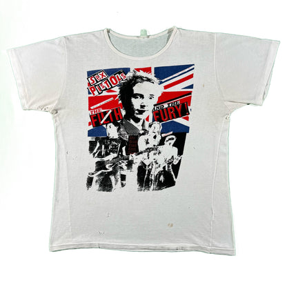 80s Johnny Rotten Sex Pistols Band Tee- L