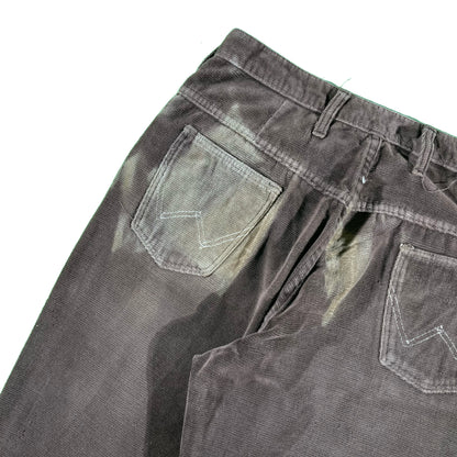 70s Sun Faded Wrangler Corduroy Flares- 28x29.5