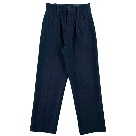 60s Pleated Wool Trousers- 29x28