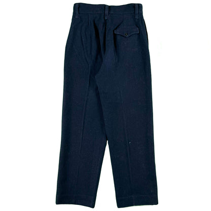 60s Pleated Wool Trousers- 29x28