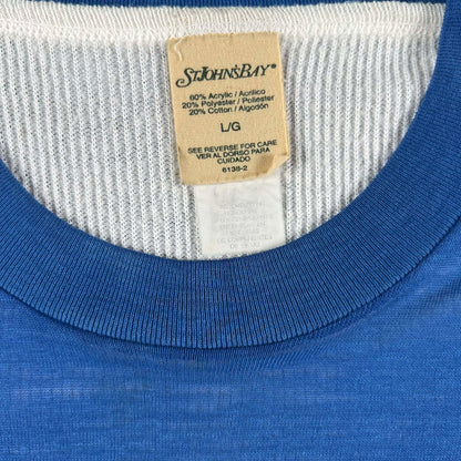 70s Paper Thin 'Where's the Data' Tee & 70s Waffle Knit Thermal- M