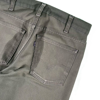 70s Faded Olive Green Levi's Flares- 31x30.5