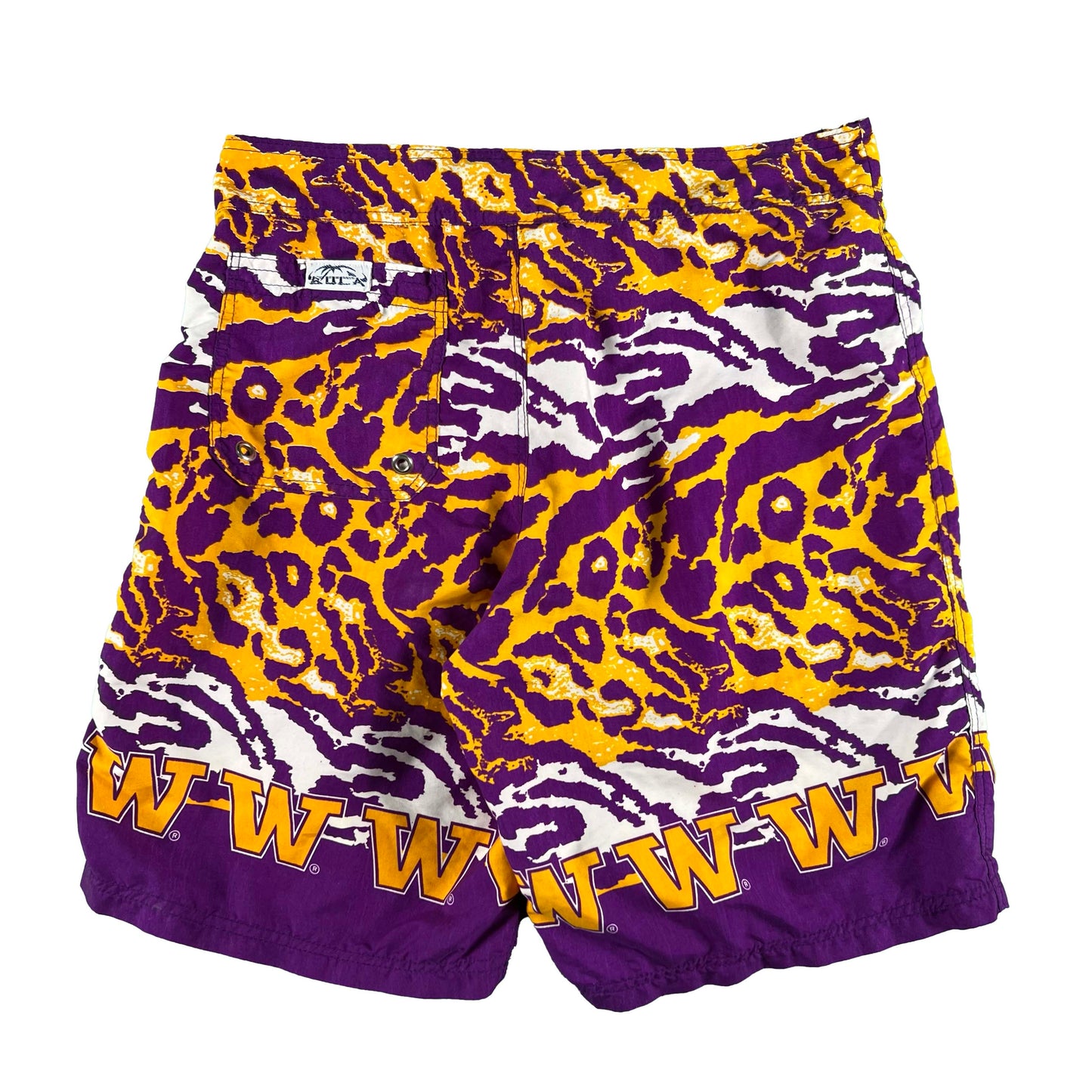 90s Washington Huskies Board Shorts- M
