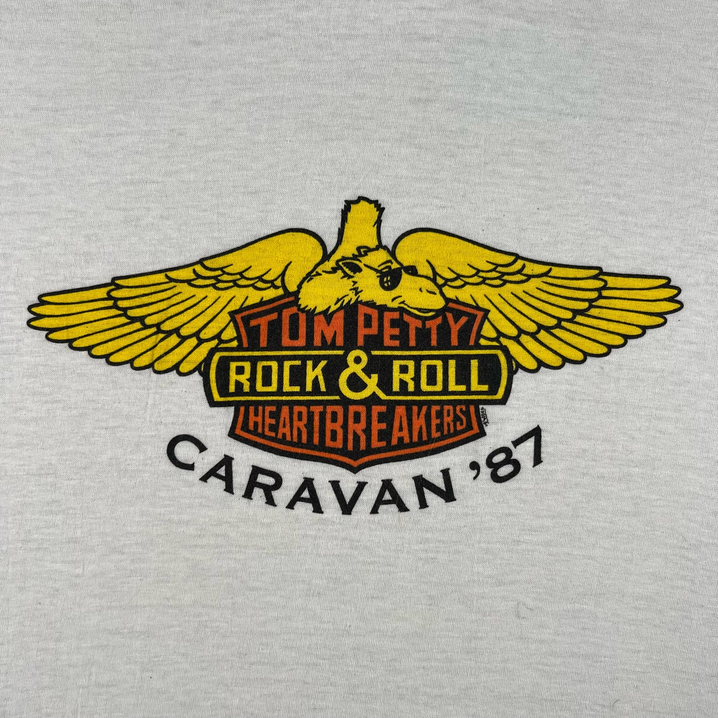 80s Tom Petty & the Heartbreakers Caravan Tour Tee- M